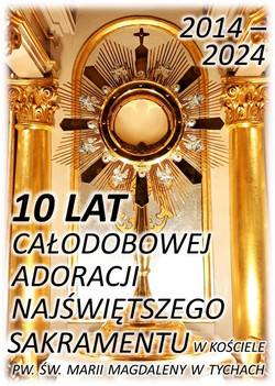 Plakat Adoracji Najświętszego Sakramentu